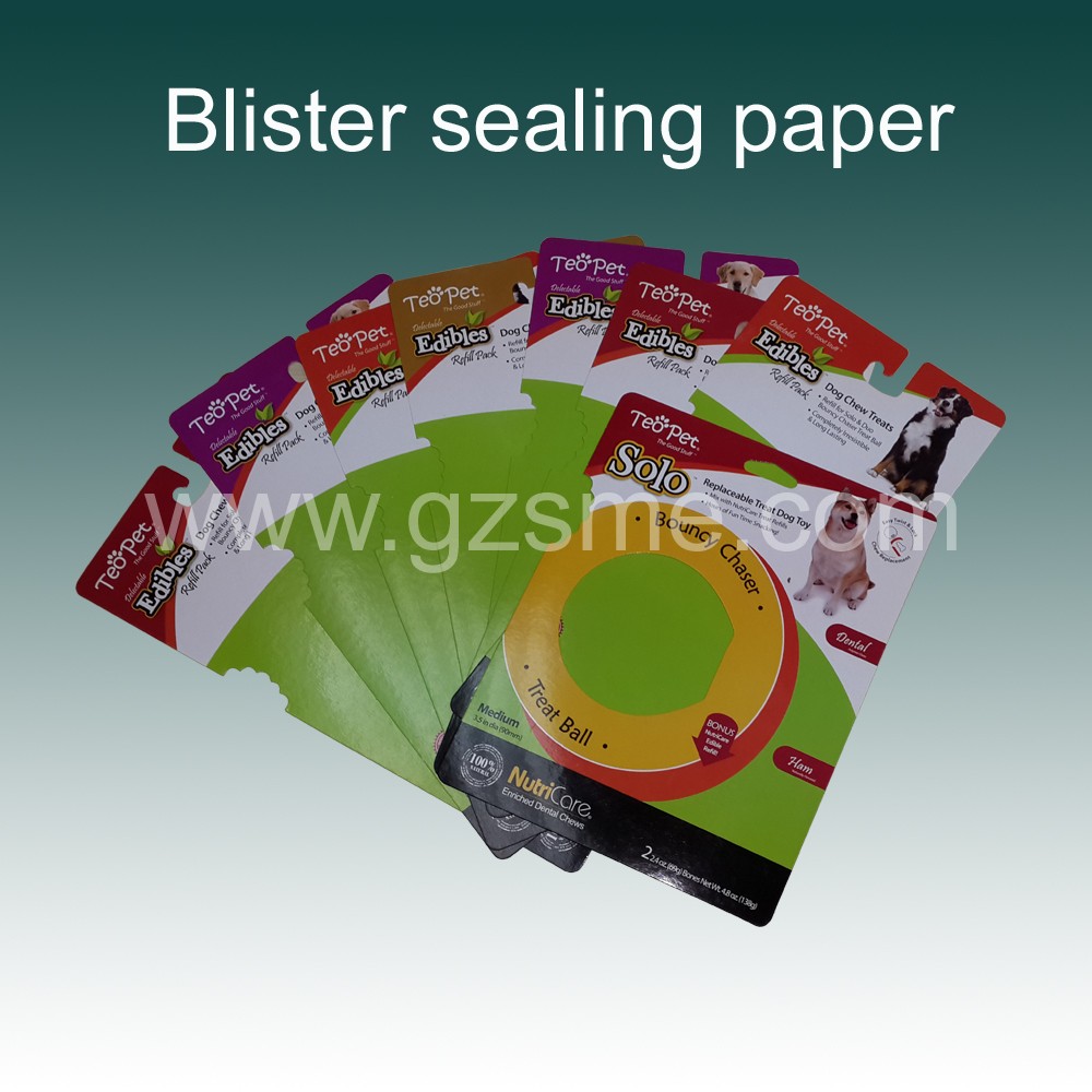 Hot sealed blister paper card packaging SME GROUP CORP.